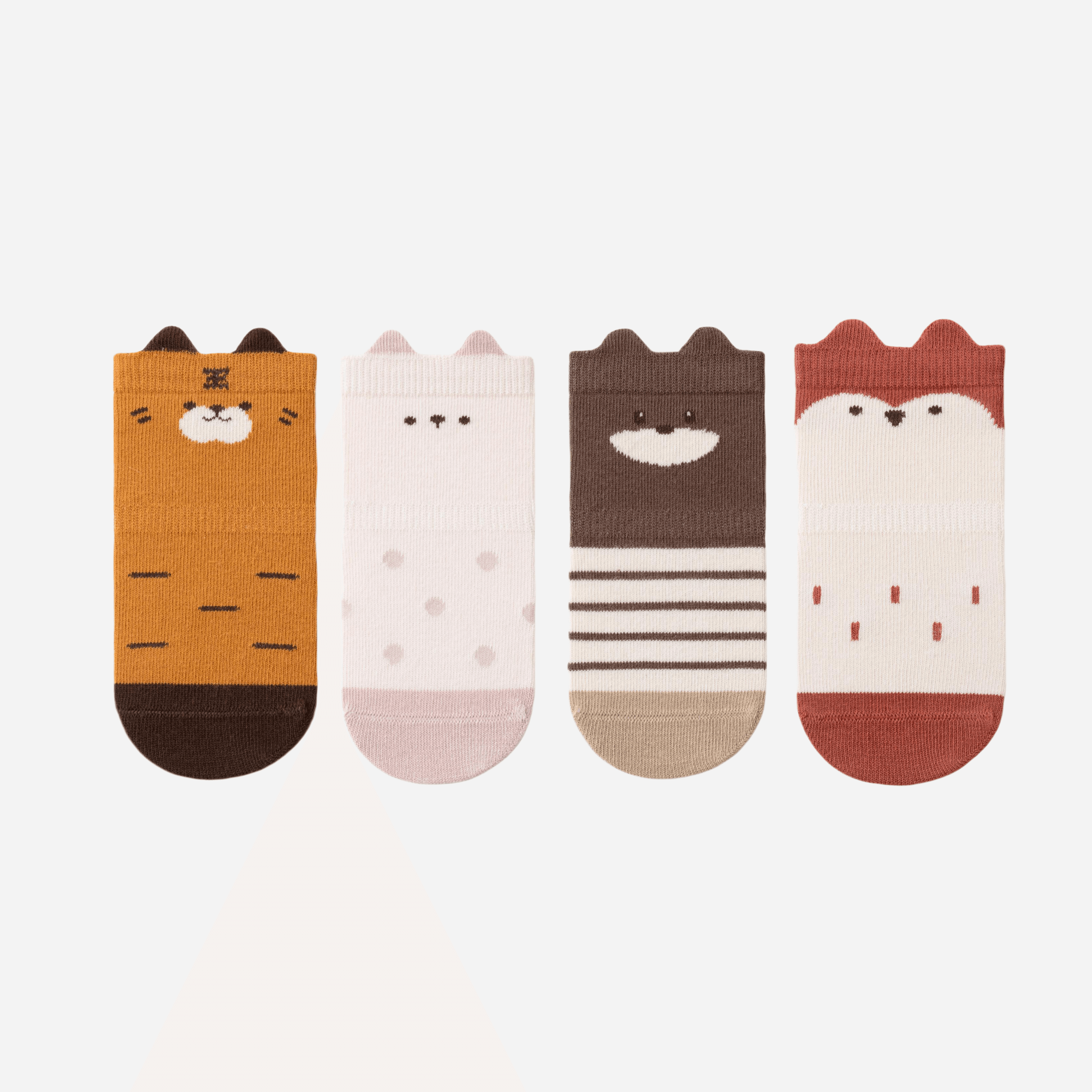 Babies' Animal Kingdom Grip Socks-4 Pack - Weavasocks