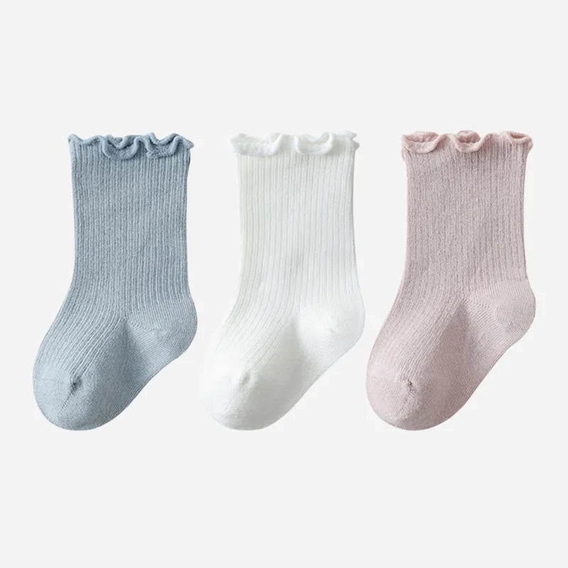 Babies The Ruffle Cuff Basics-3 Pairs