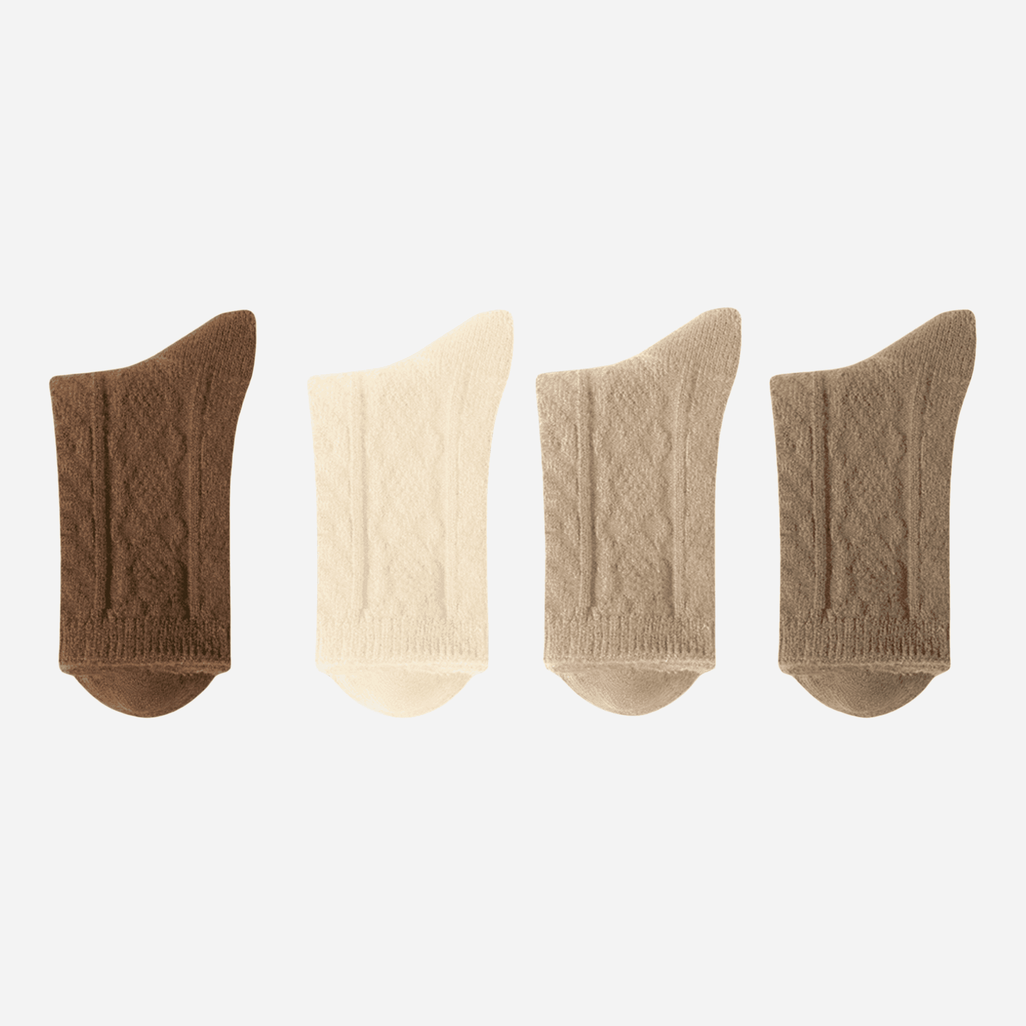 Women's The Plush Cable-Knit Socks-4 Pack