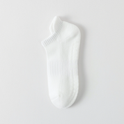 Men's 92% Cotton Non-Slip Yoga Ankle Socks - product photo showing secure grip comfort