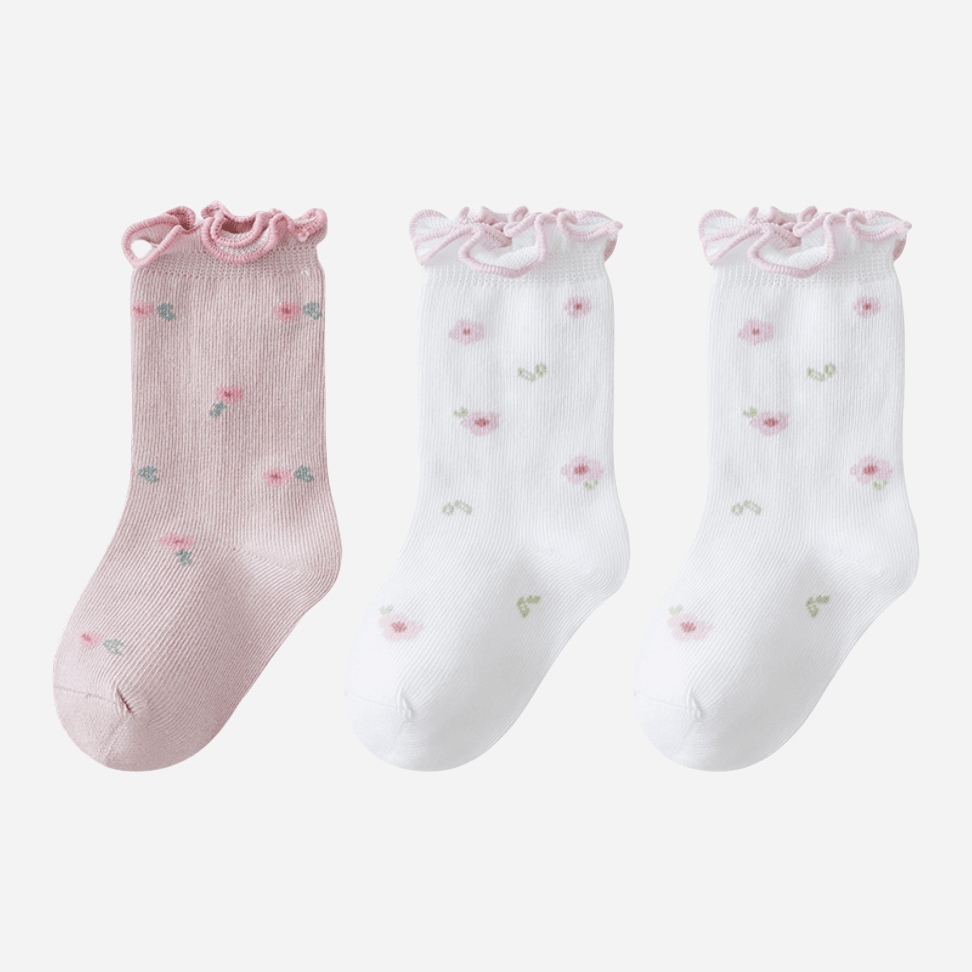 Babies The Wildflower Socks-3 pack - Weavasocks