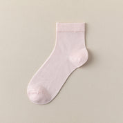 Women's 10% Silk & Modal Antibacterial Ankle Socks - product photo showing modal and mulberry silk comfort