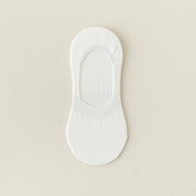Women's Mulberry Silk & Modal Ultra-Thin No-Show Socks - product photo showing modal and mulberry silk comfort