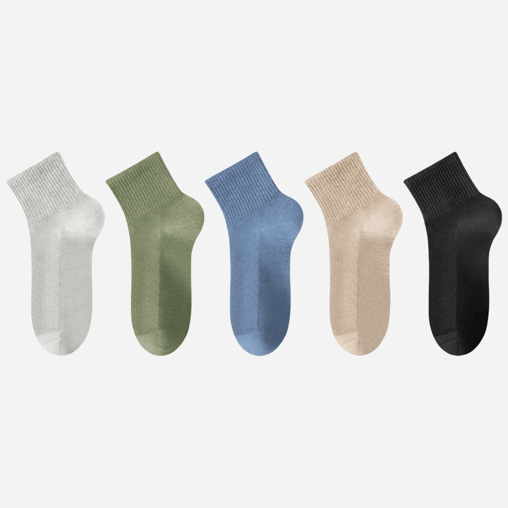 Men's Air-Mesh Ventilated Socks-5 Pack
