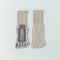 Women's Five-Toe Yoga Crew Socks - detail photo showing secure grip comfort