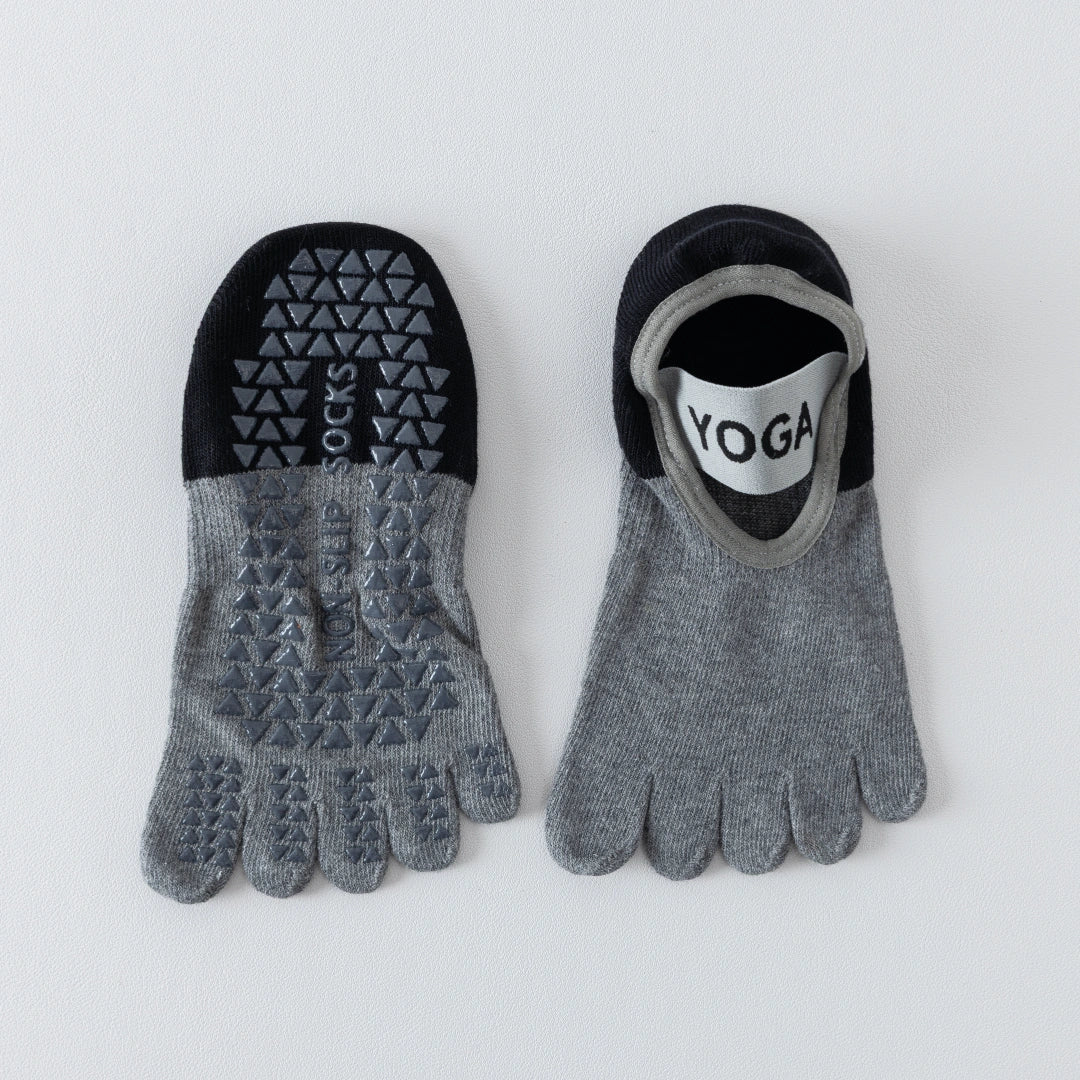Women's 92% Mercerized Cotton Five-Toe Yoga Socks