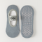 Women's Mercerized 92% Cotton Pilates Socks - product photo showing secure grip comfort