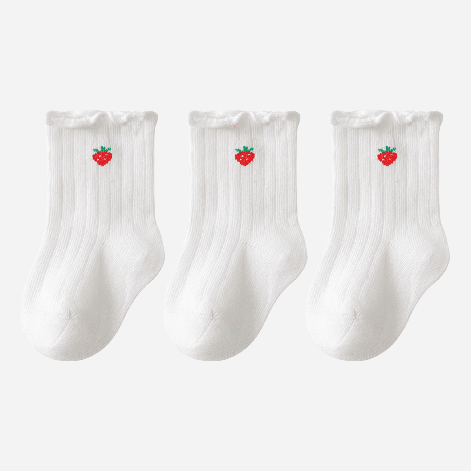 Babies Berry Cute Crew Socks-3 pack - Weavasocks
