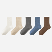 Men's Luxe Heather Knit Socks-5 Pack - Weavasocks