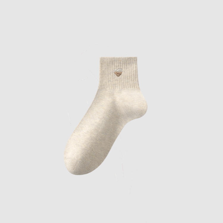 Women's Dopamine Heart Ankle Socks-1 Pack