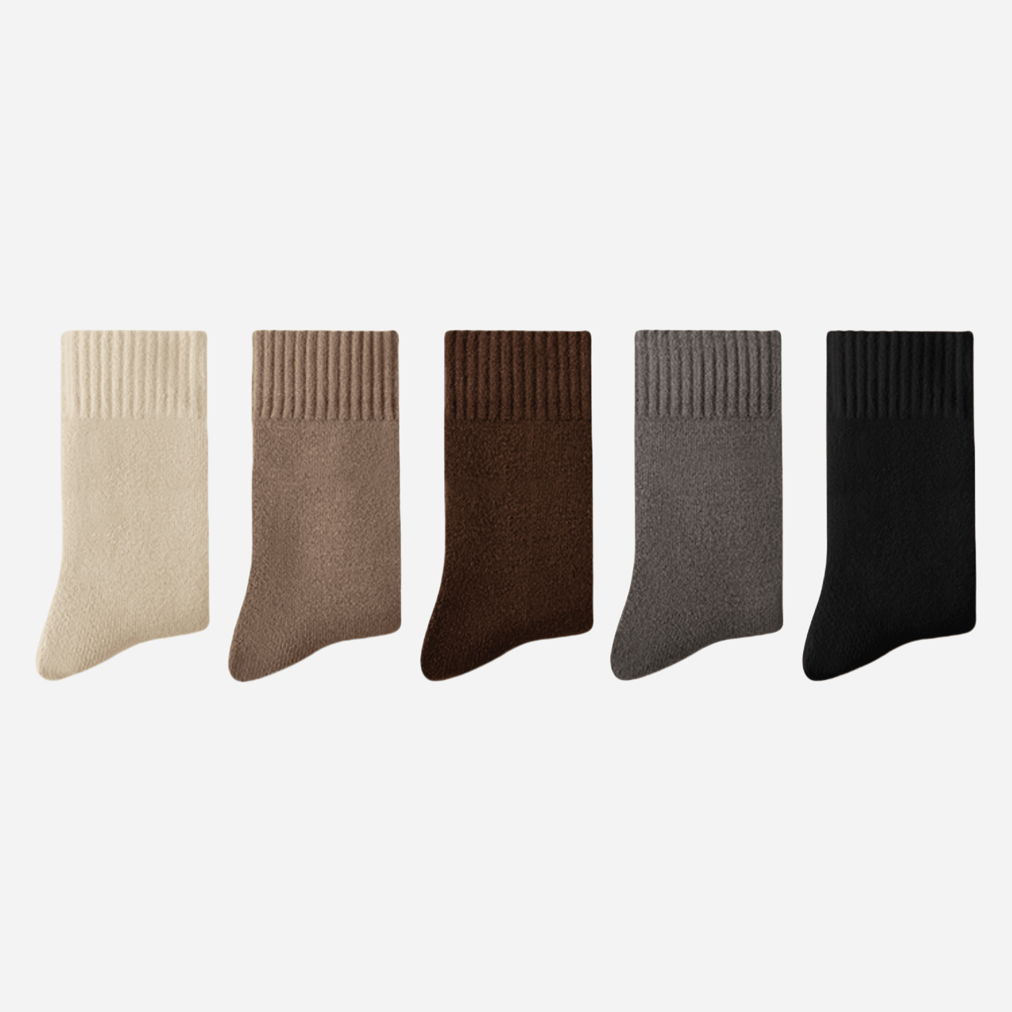 Women's Extra Warm Sherpa Lined Winter Socks - 5 Pairs