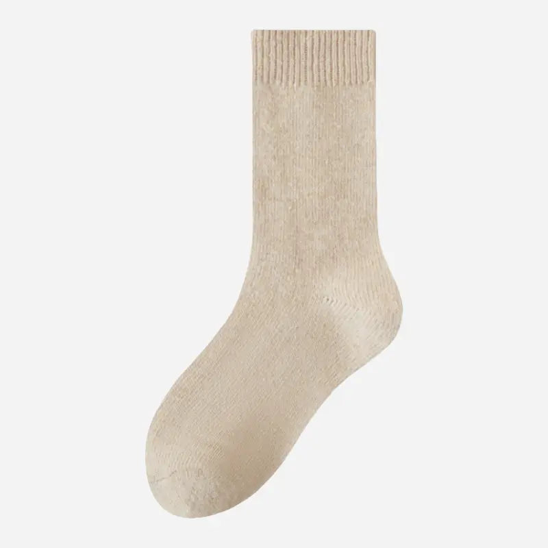 Men's Heathered Merino Wool Crew Socks