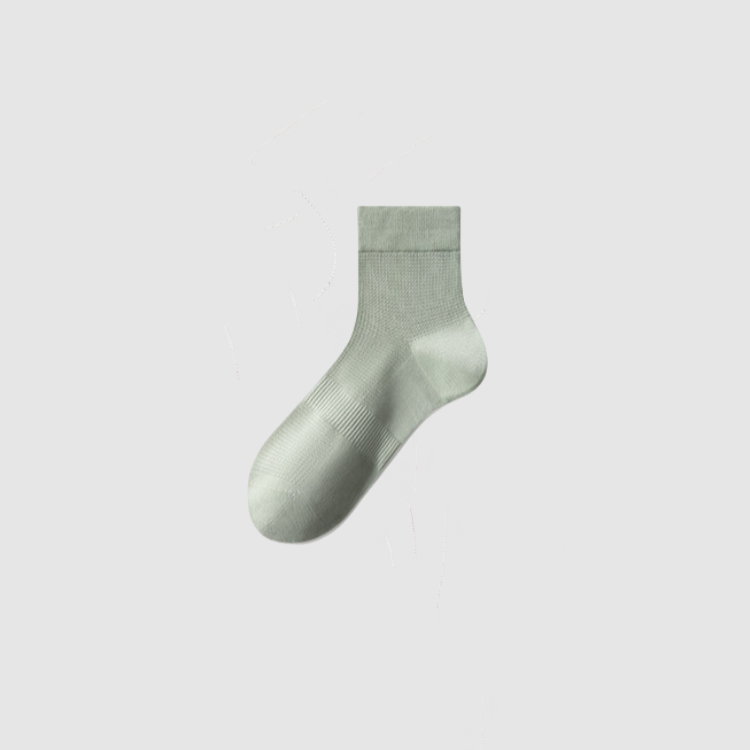 Men's Silk-Linen Ankle Socks-1 Pack