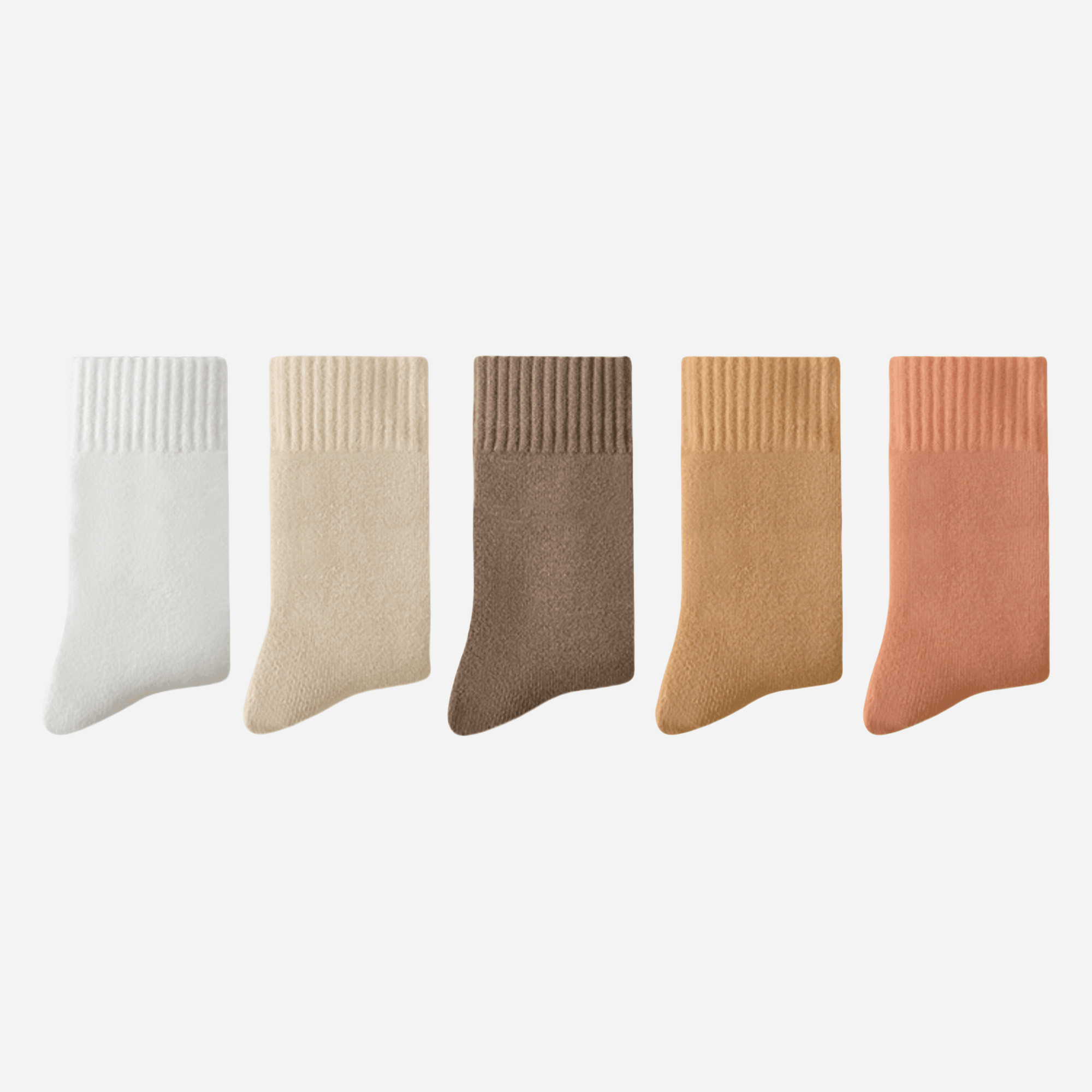 Women's Extra Warm Sherpa Lined Winter Socks - 5 Pairs