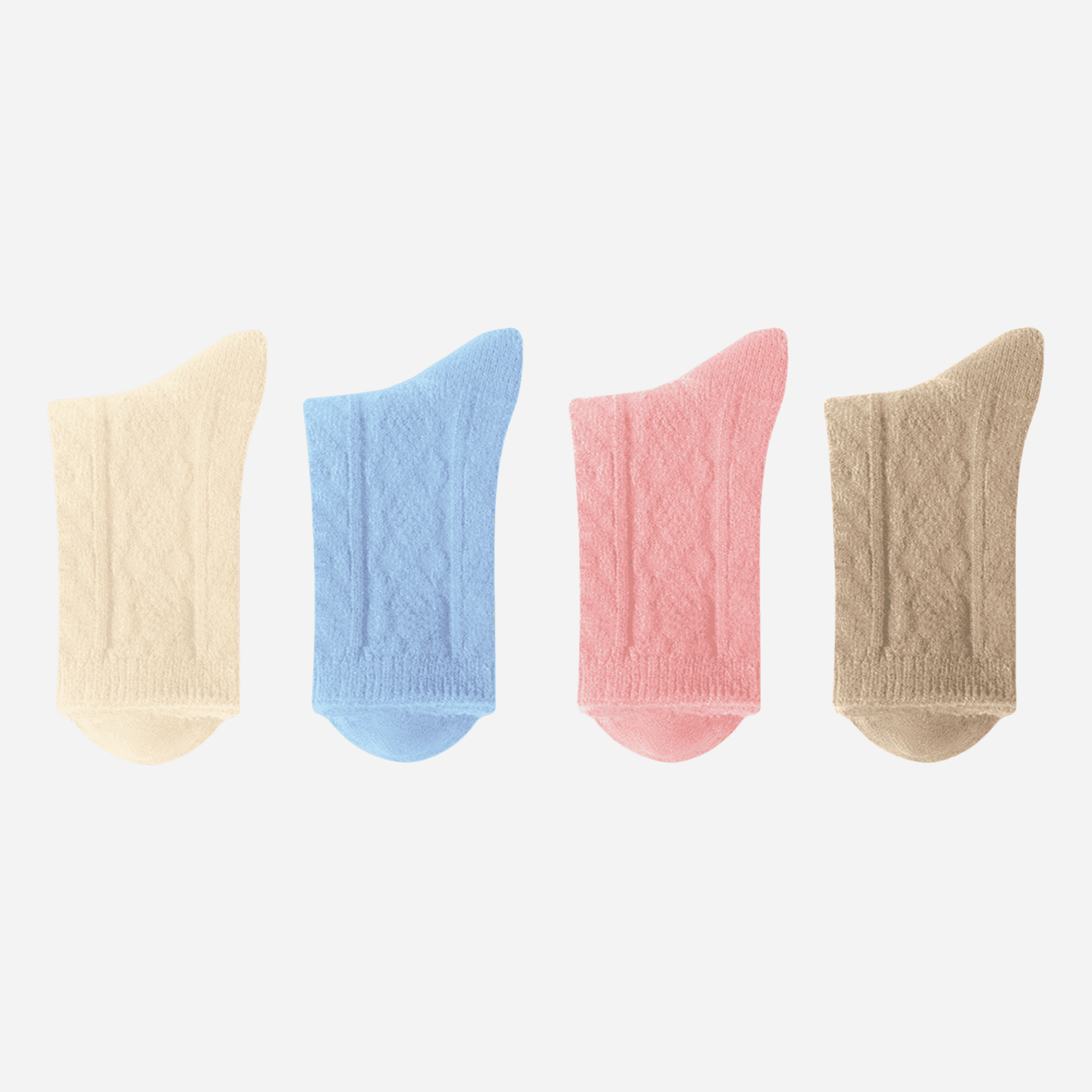 Women's The Plush Cable-Knit Socks-4 Pack