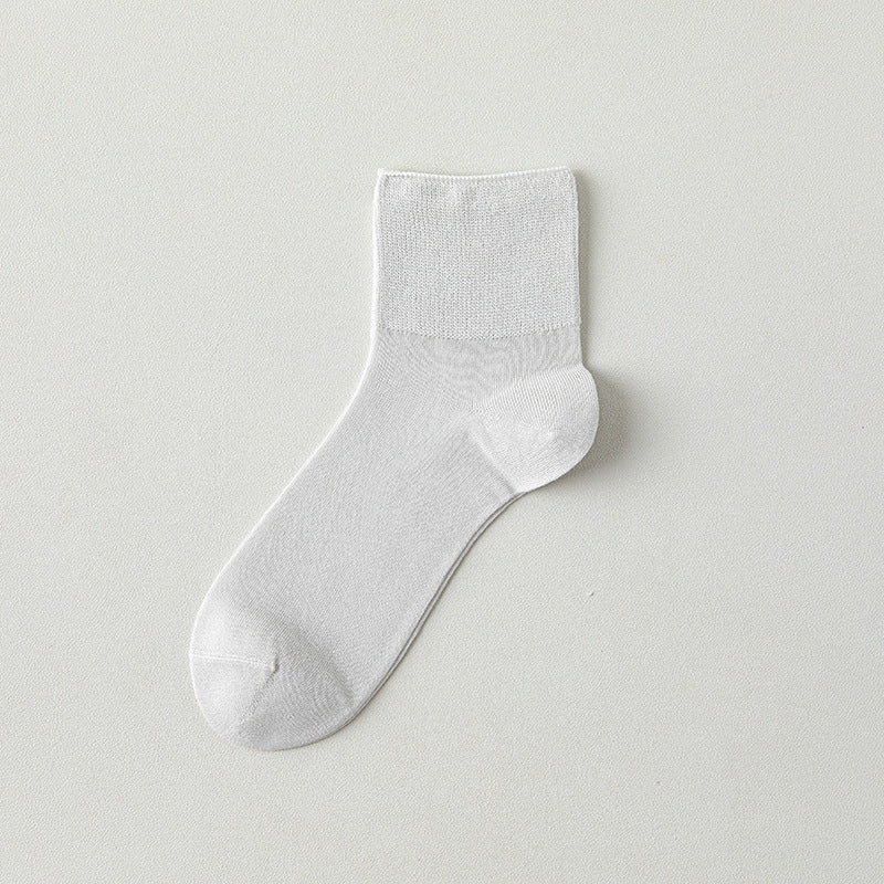 Women's 10% Mulberry Silk Ultra-Thin Cooling Quarter Socks