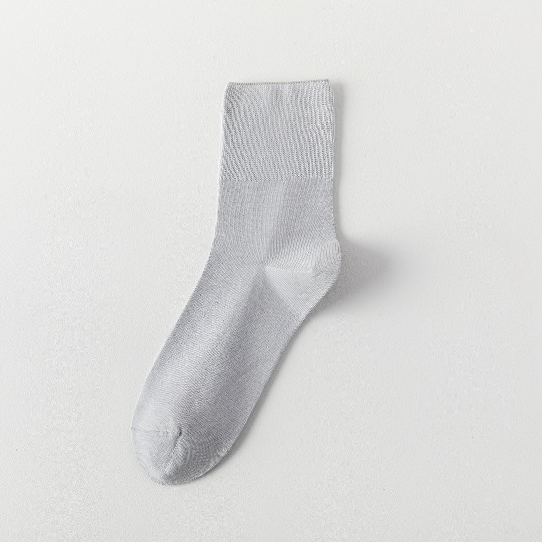 Women's 99% Cotton Ultra-Thin Non-Binding Summer Socks - product photo showing soft cotton comfort