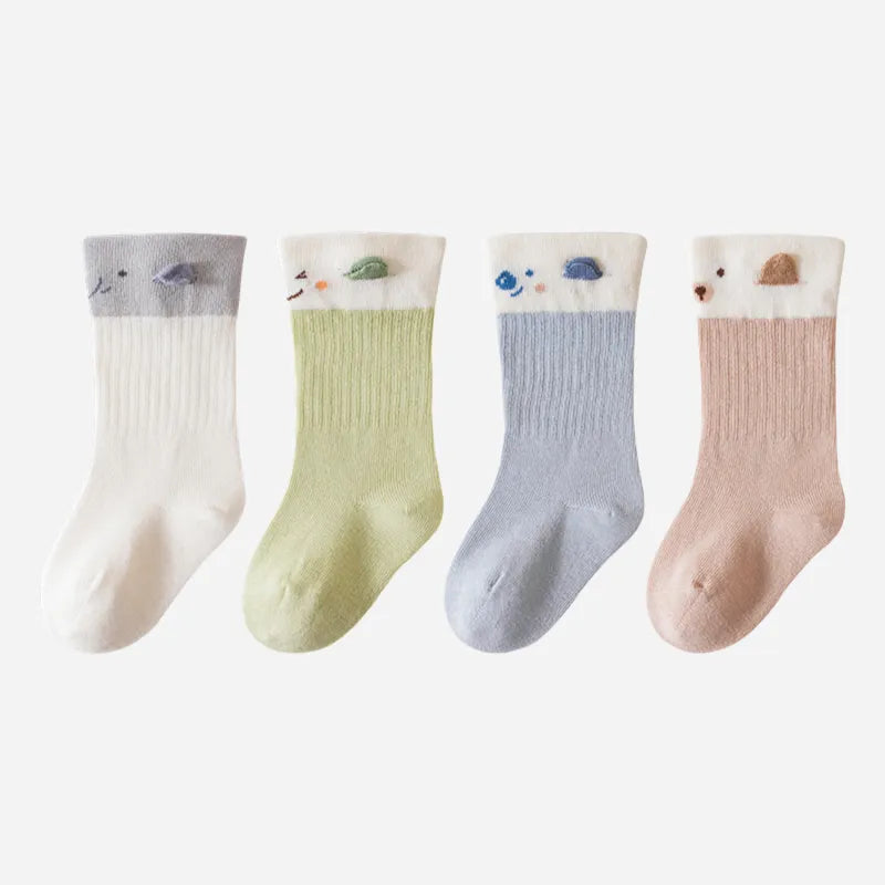 Babies Feeling Friends Socks-4 Pairs