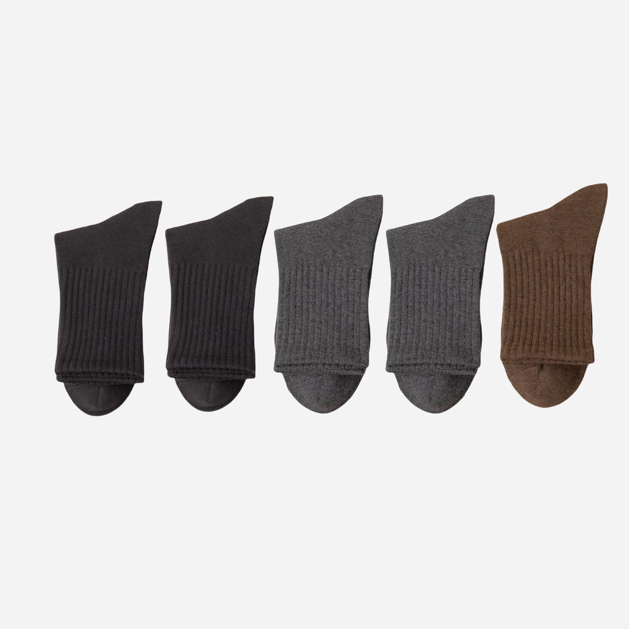 Women's The Heritage Ribbed Crew-5 Pack