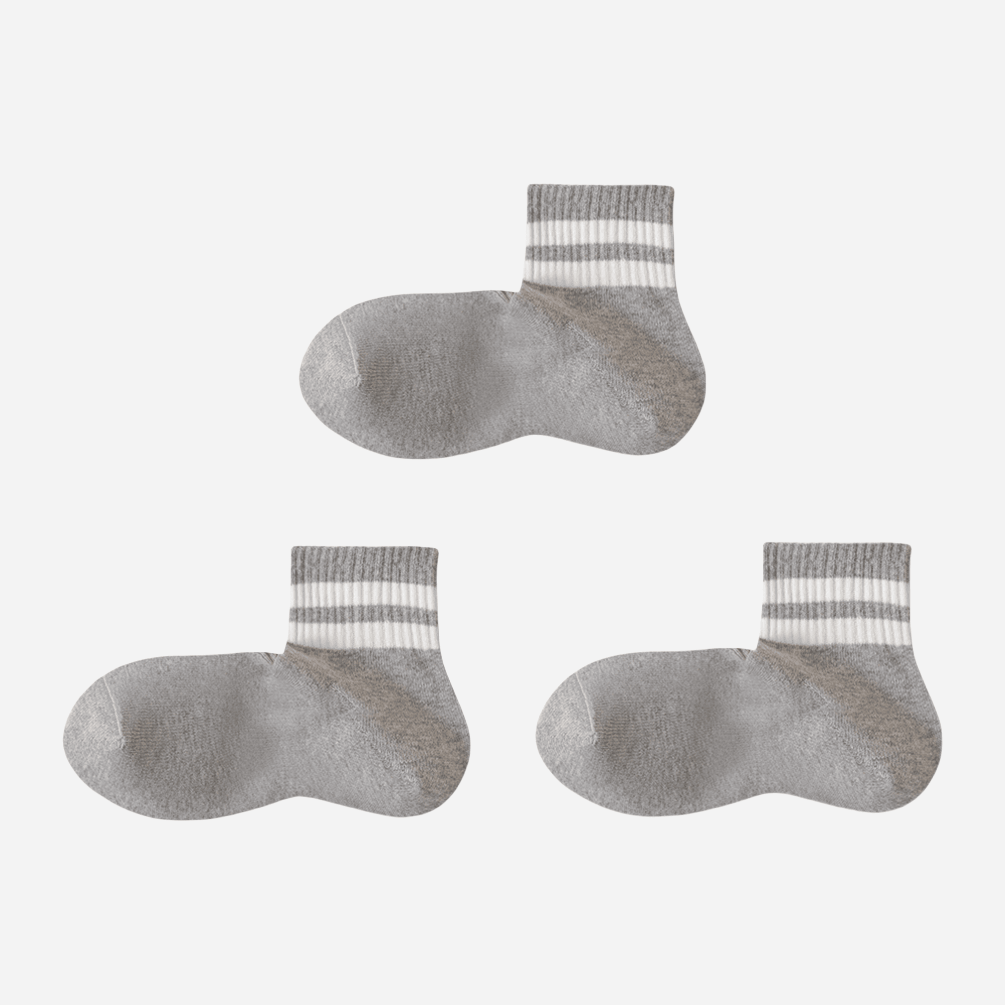 Men's Retro Stripe Ankle Socks-5 Pack