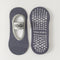 Women's Mercerized 92% Cotton Pilates Socks - product photo showing secure grip comfort