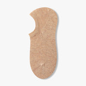 Women's 95% Cotton Heather No-Show Socks