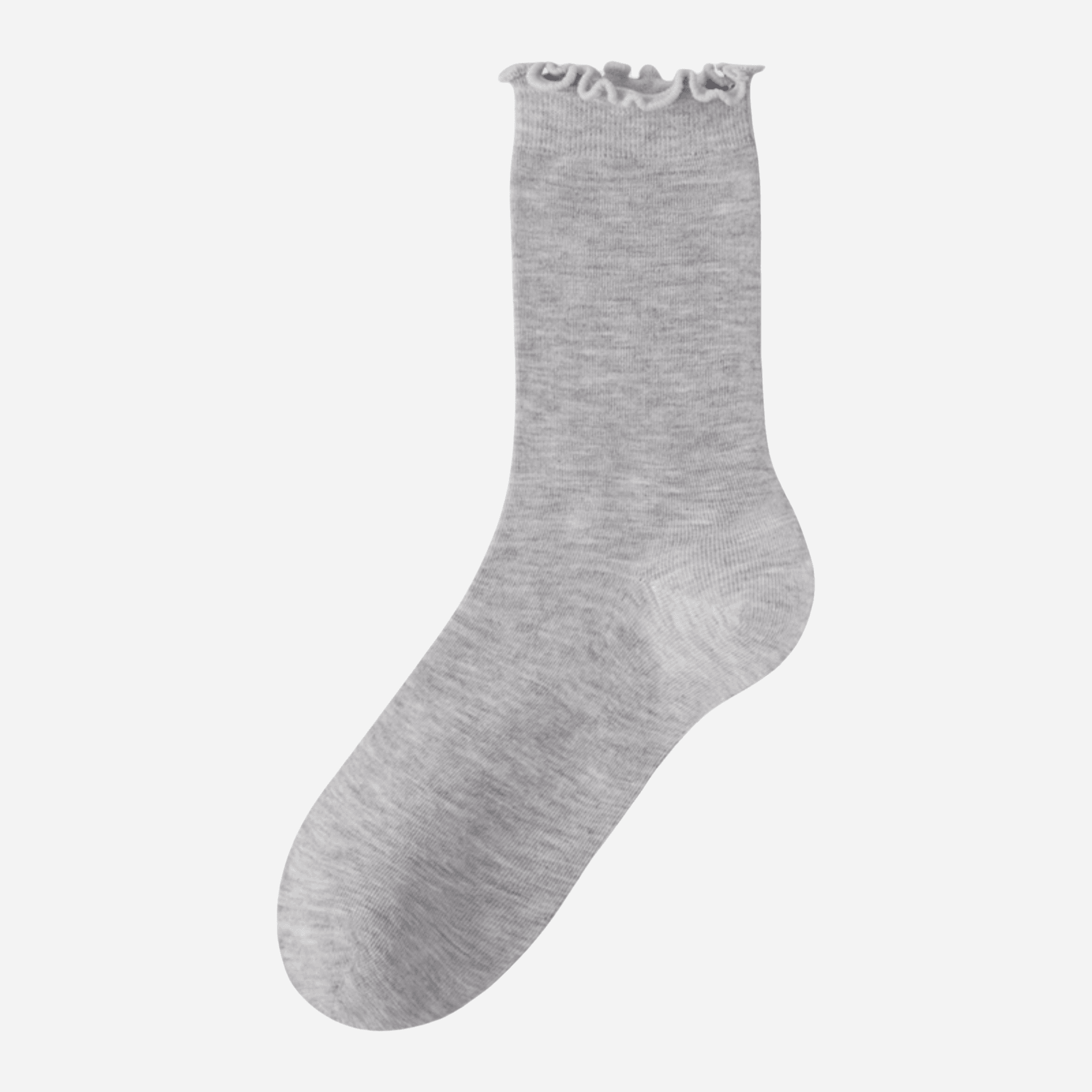 Women's Ruffle Cuff Merino Wool Socks - Single Pair
