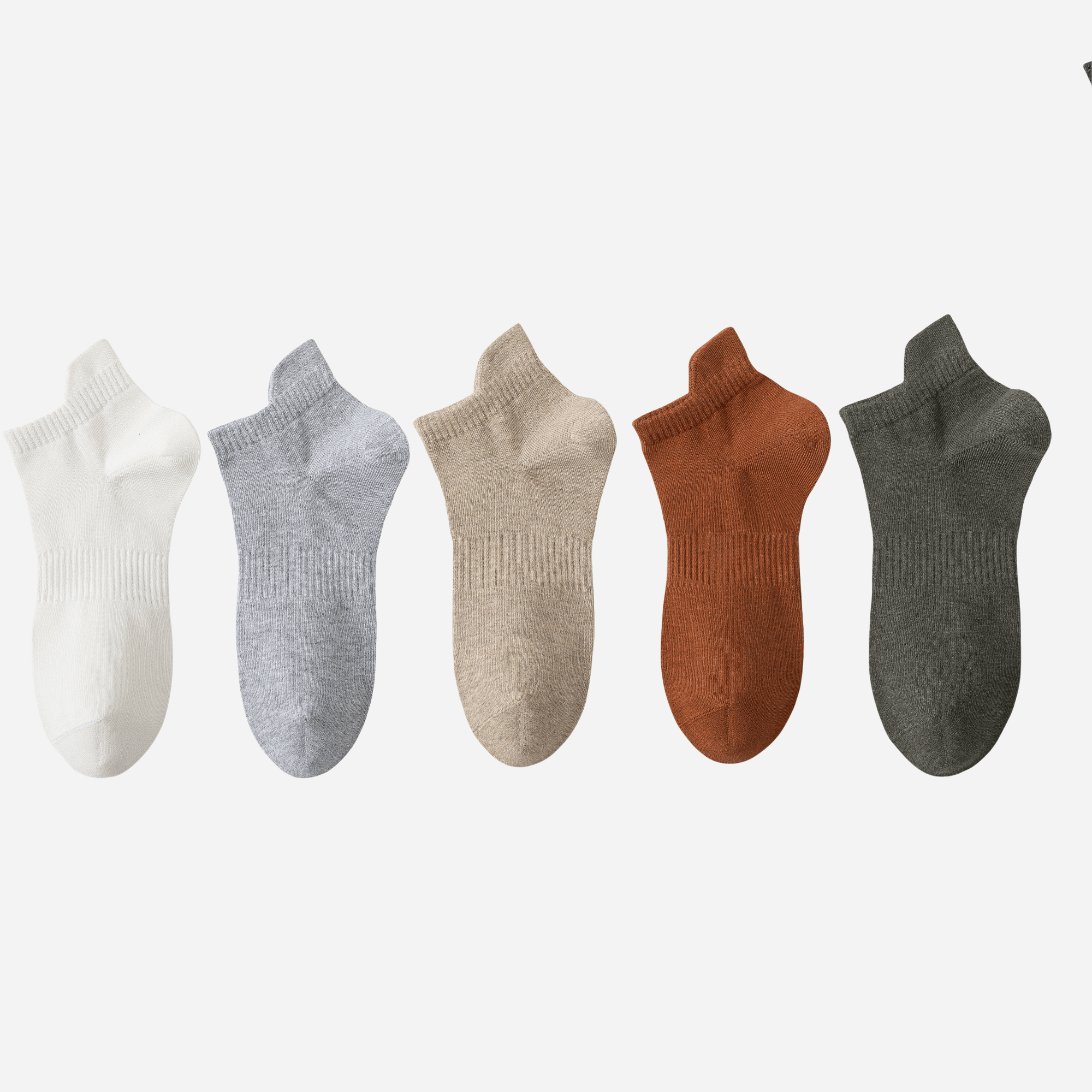 Men's All-Day Comfort Low-Cut Socks-5 Pack - Weavasocks