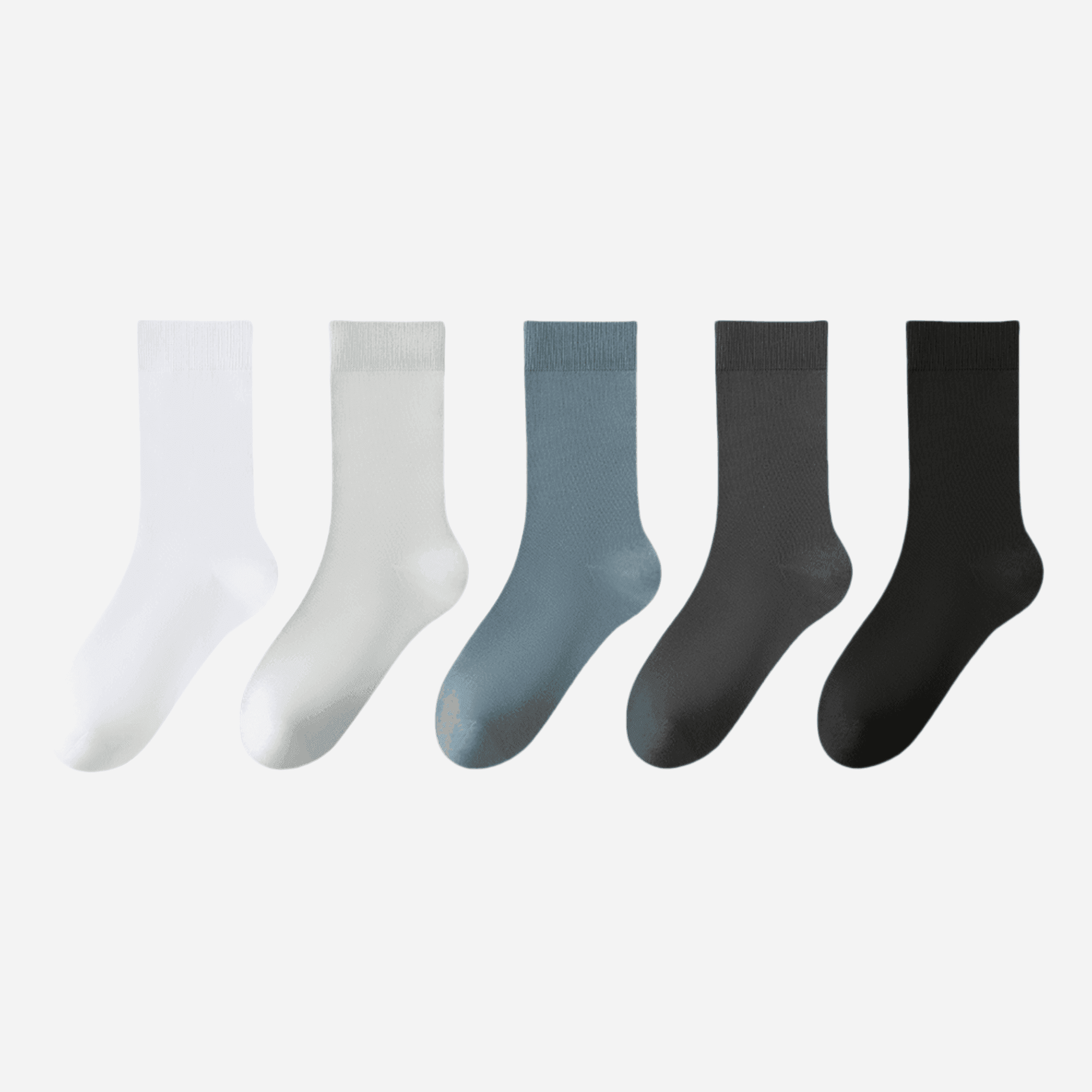 Men's Refined Fit Casual Crews-5 Pack