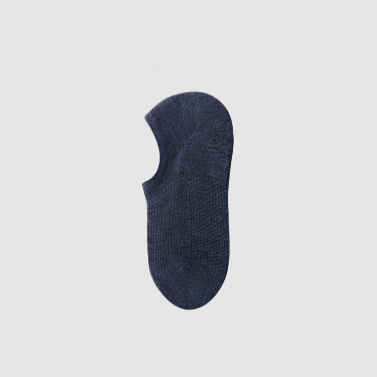 Men's Silk-Linen No-Show Socks-1 Pack