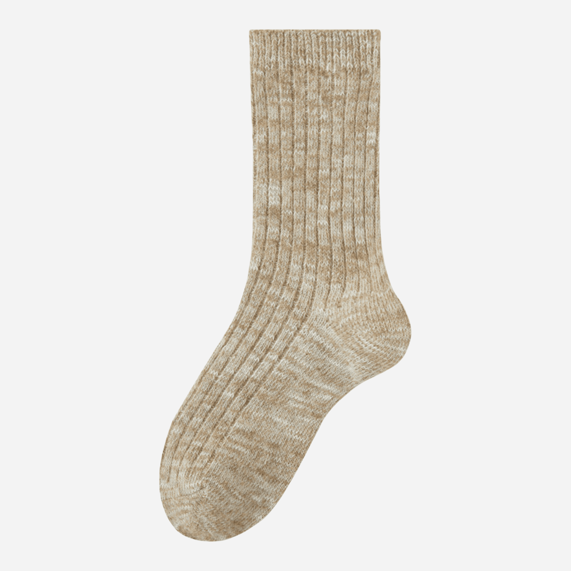 Women's Luxe Merino-Silk Ribbed Socks  - Single Pair