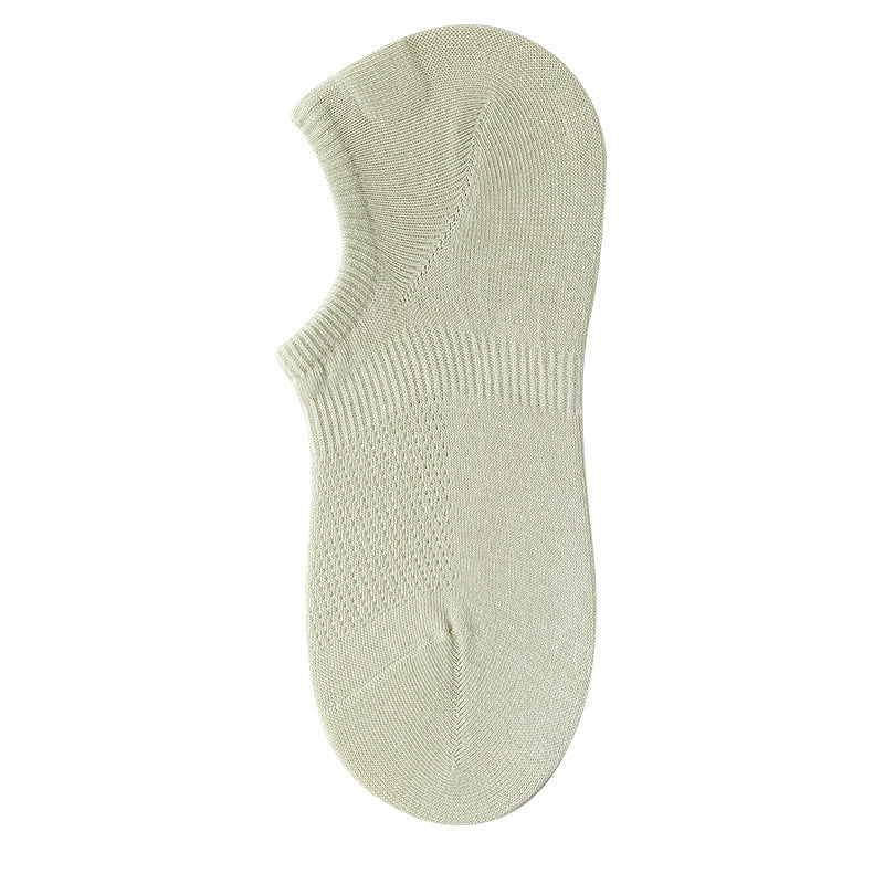 Women's 95% Cotton Candy Mesh No-Show Socks