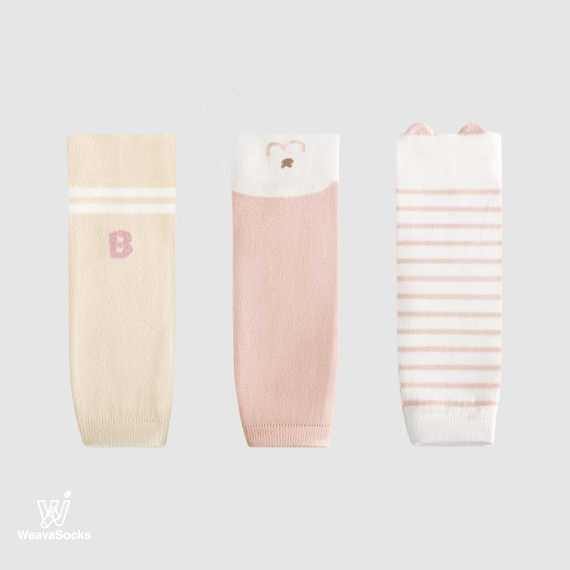 Babies' Sunshine & Sprouts Knee Guard Socks-3 Pack