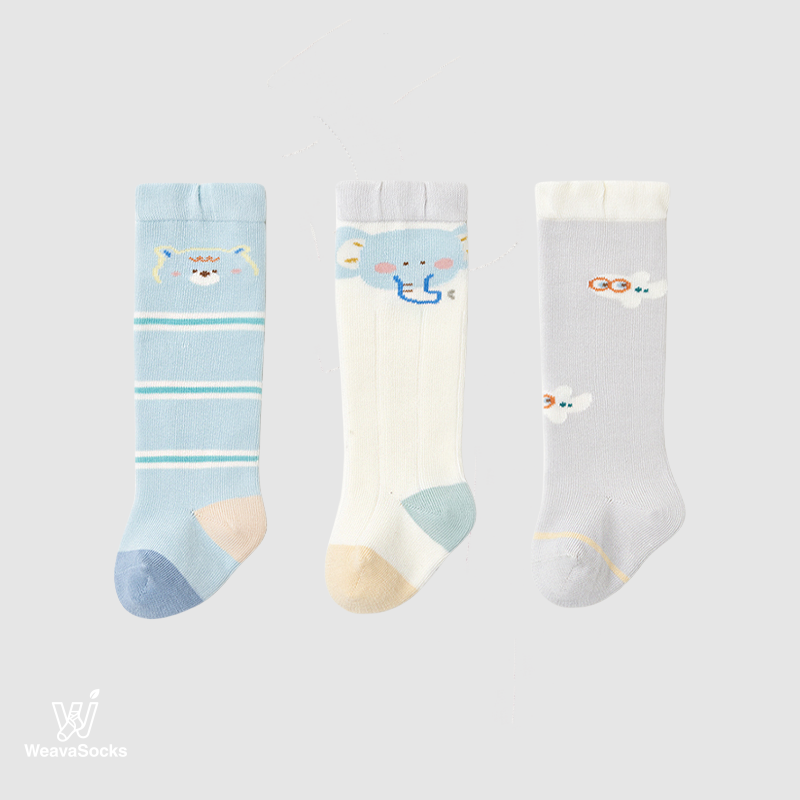 Babies' Baby Knee-High Socks-3 Pack