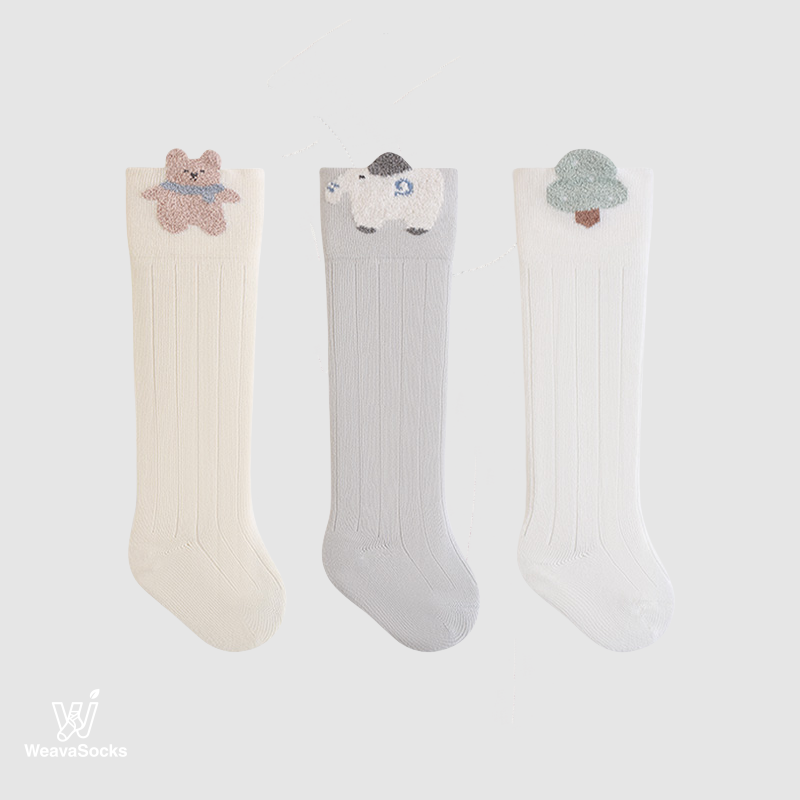Babies' Over-the-Knee Socks-3 Pack