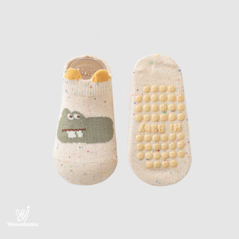 Babies' No-Show Grip Socks-1 Pack