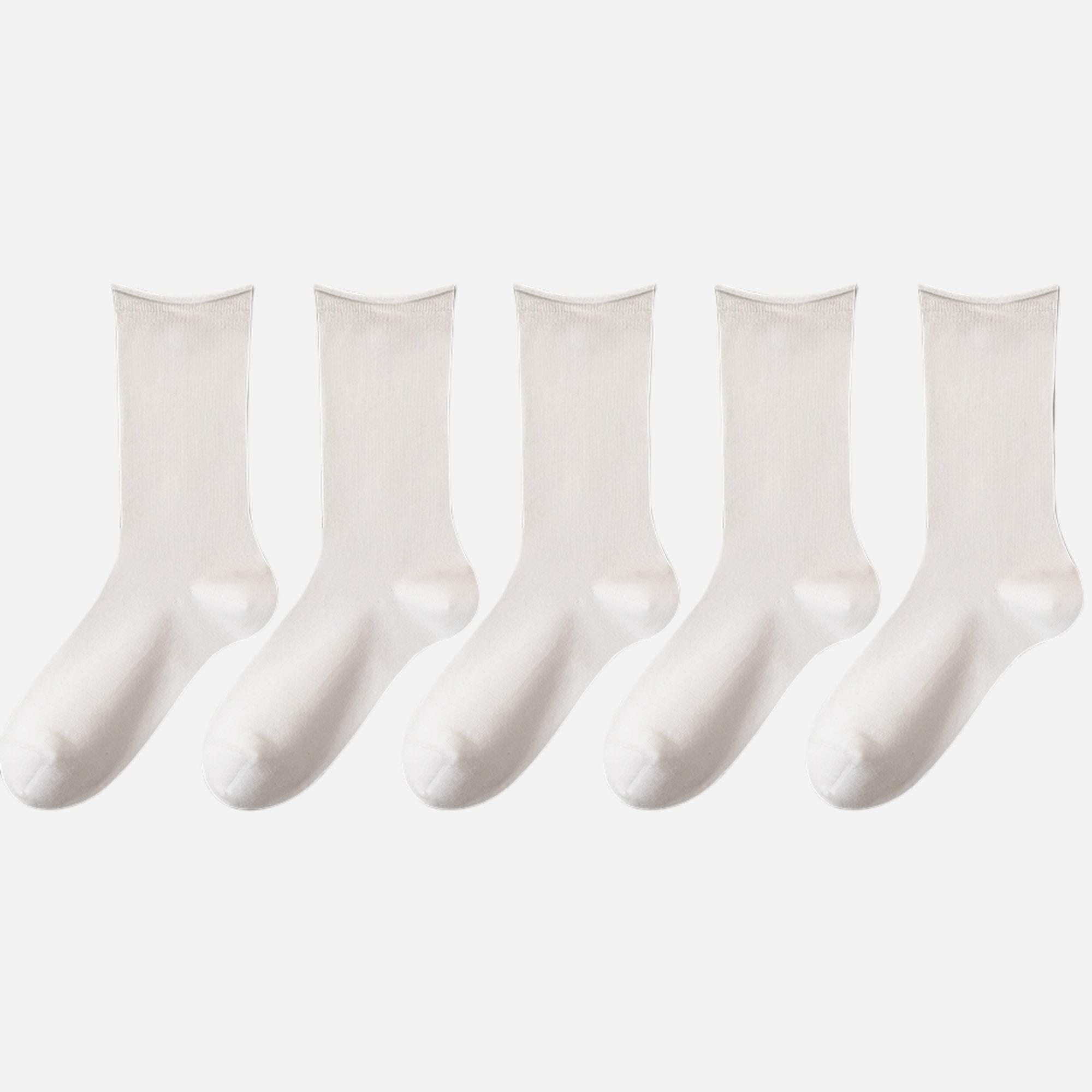 Women's The Soft Roll Comfort Crew-5 Pack - Weavasocks