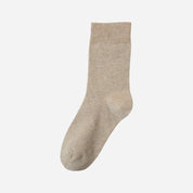 Men's Fine-Knit Heathered Cotton Socks