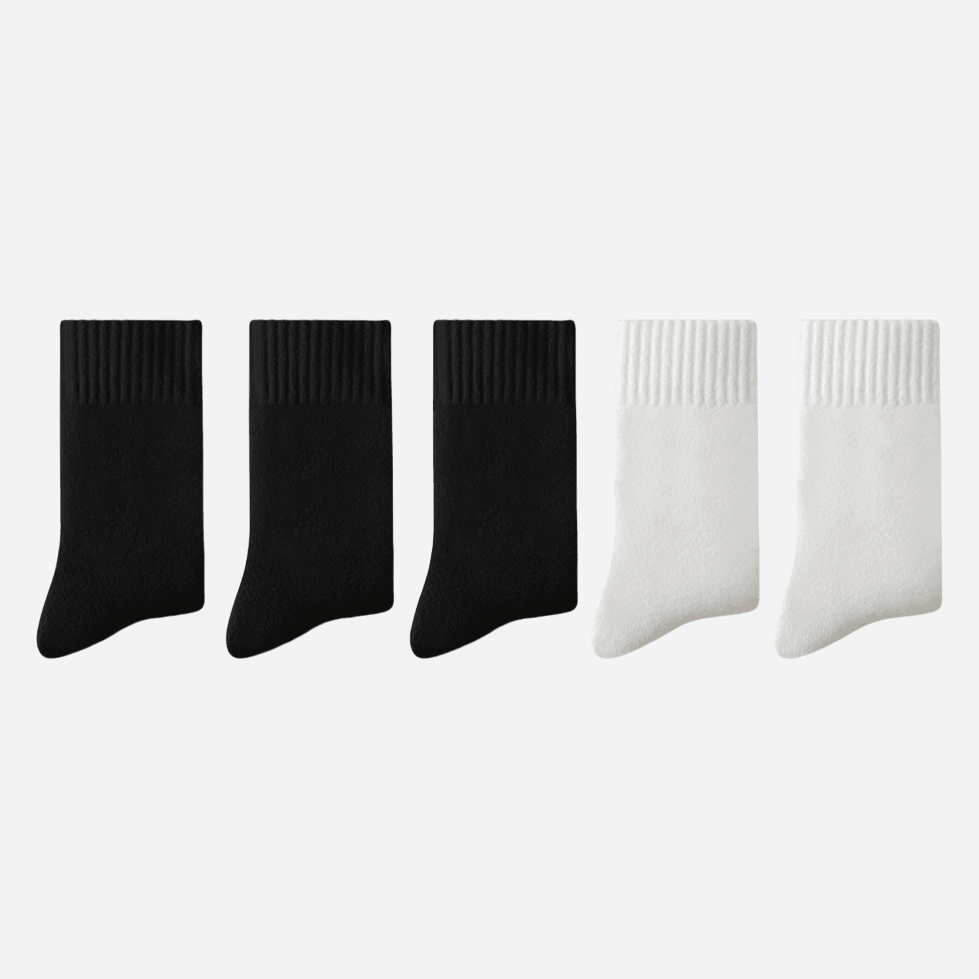 Women's Toasty Plush Crew Socks-5 Pack - Weavasocks