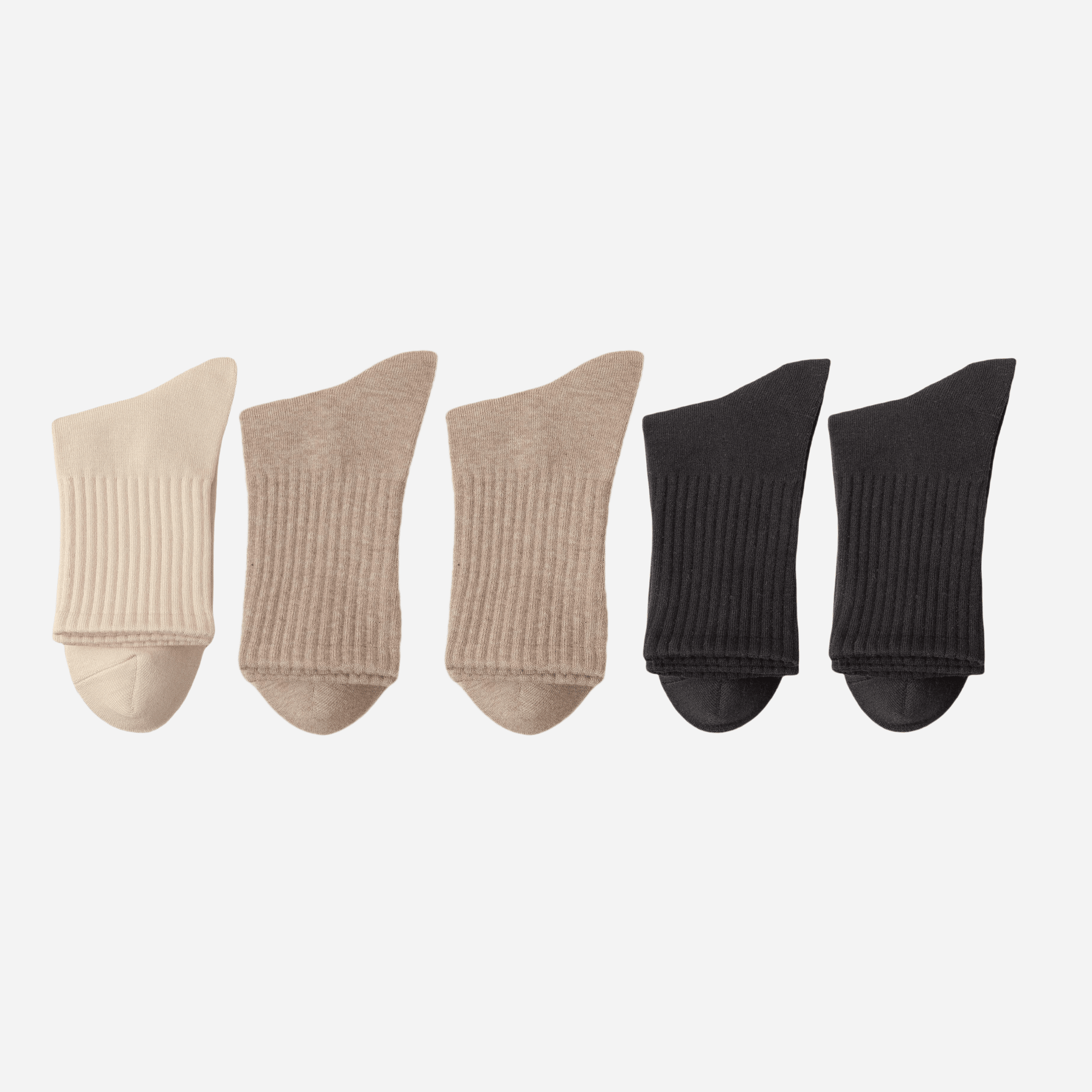 Women's Cozy Textured Knit Socks - 5 Pairs