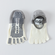 Women's 92% Mercerized Cotton Five-Toe Yoga Socks