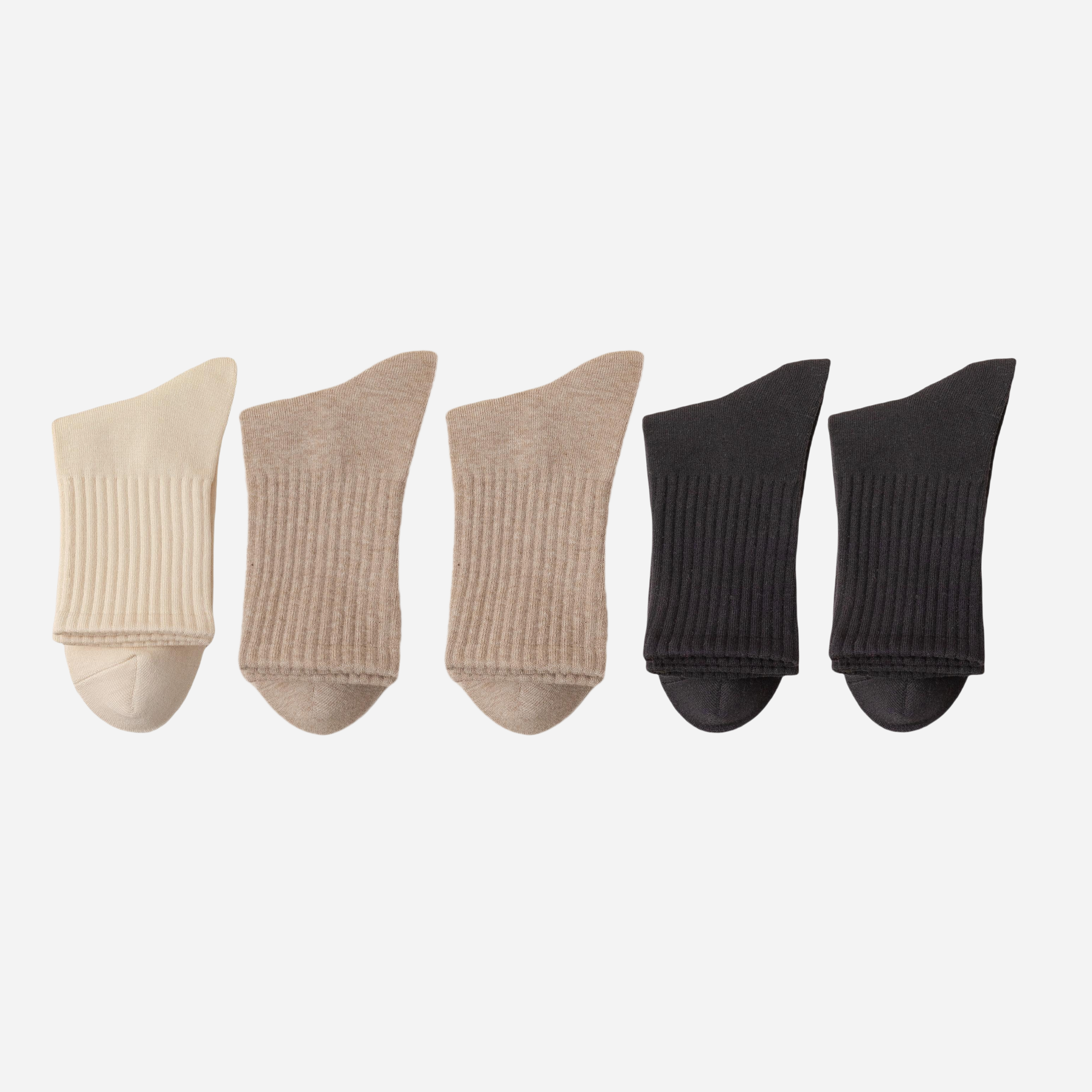 Women's The Heritage Ribbed Crew-5 Pack