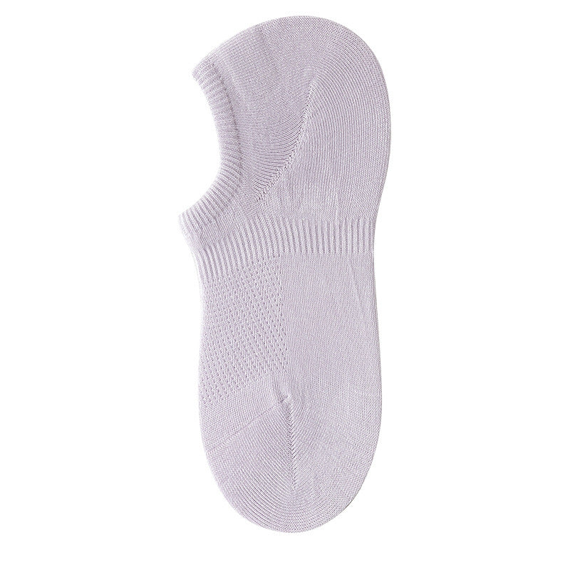 Women's 95% Cotton Candy Mesh No-Show Socks