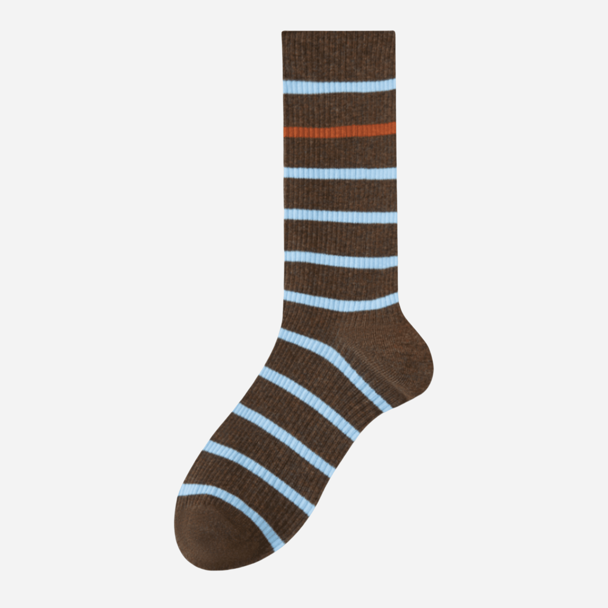 Women's Varsity Stripe Ribbed Socks - Single Pair