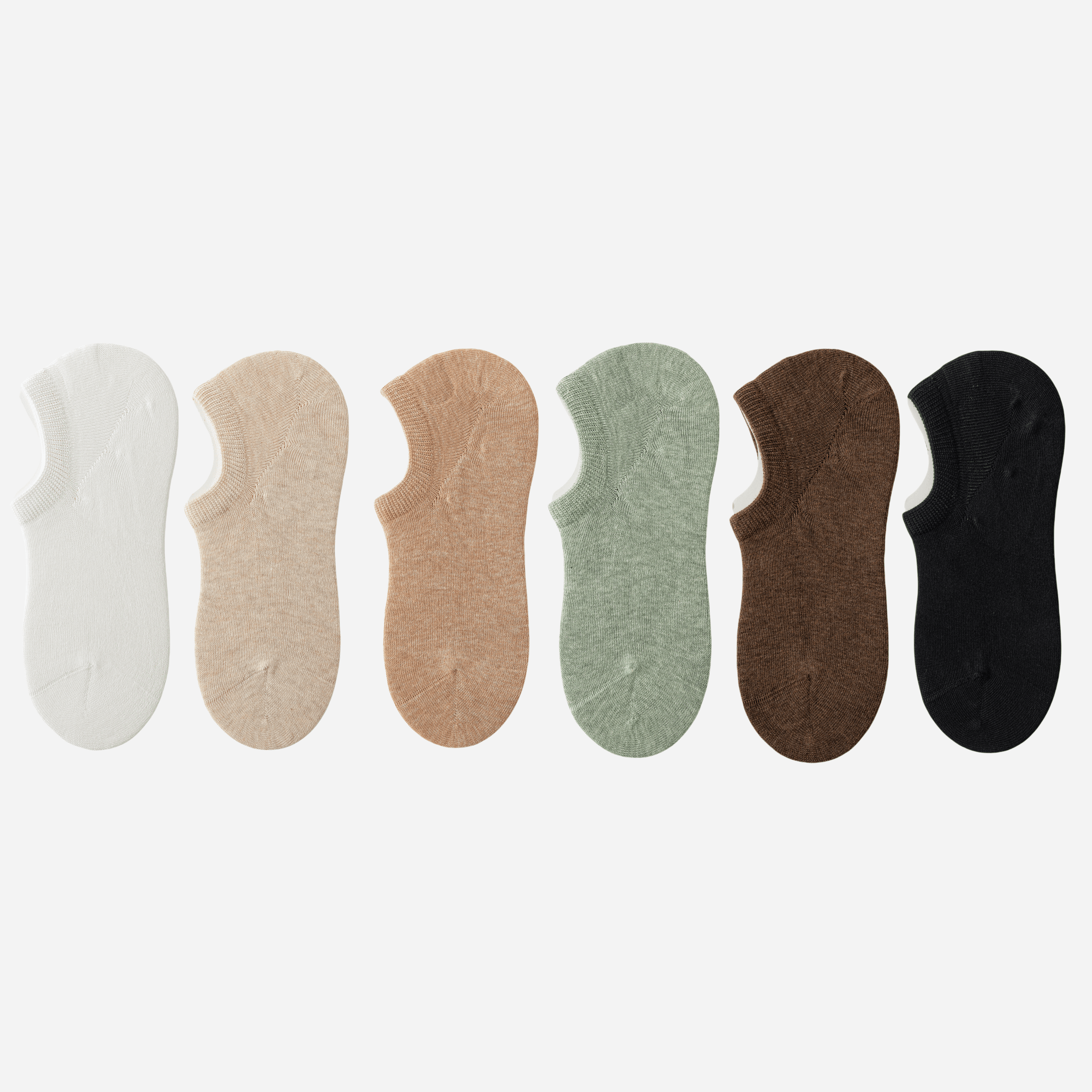 Women's Stay-Put No-Show Socks-6 Pack