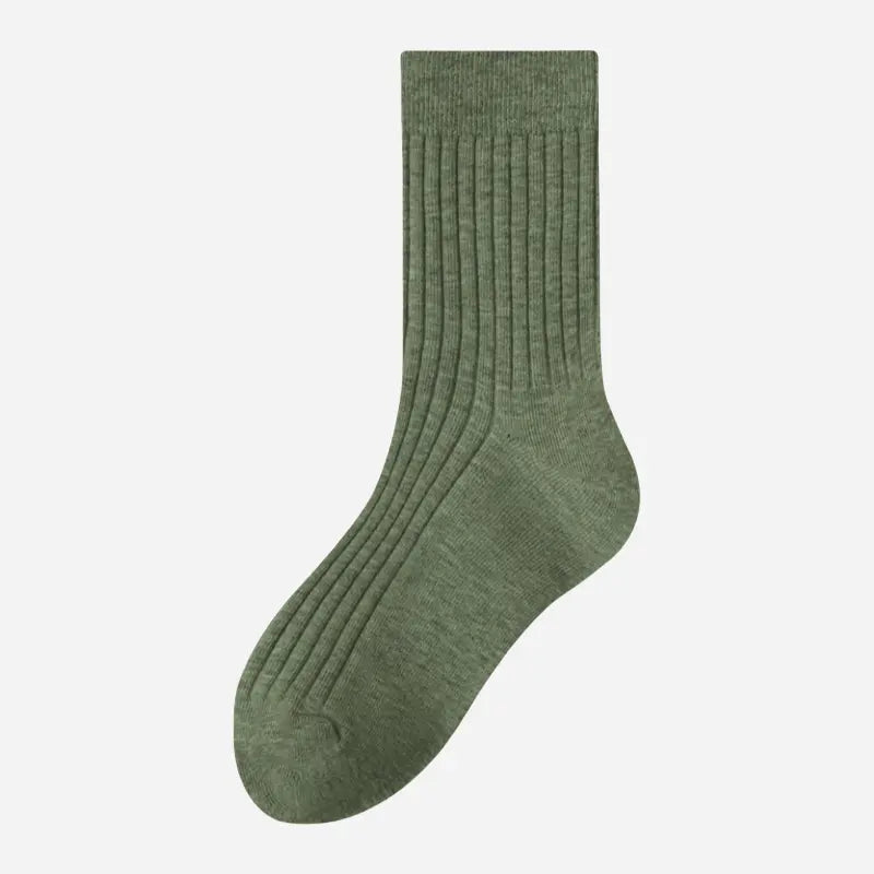 Men's Classic Ribbed Cotton Socks