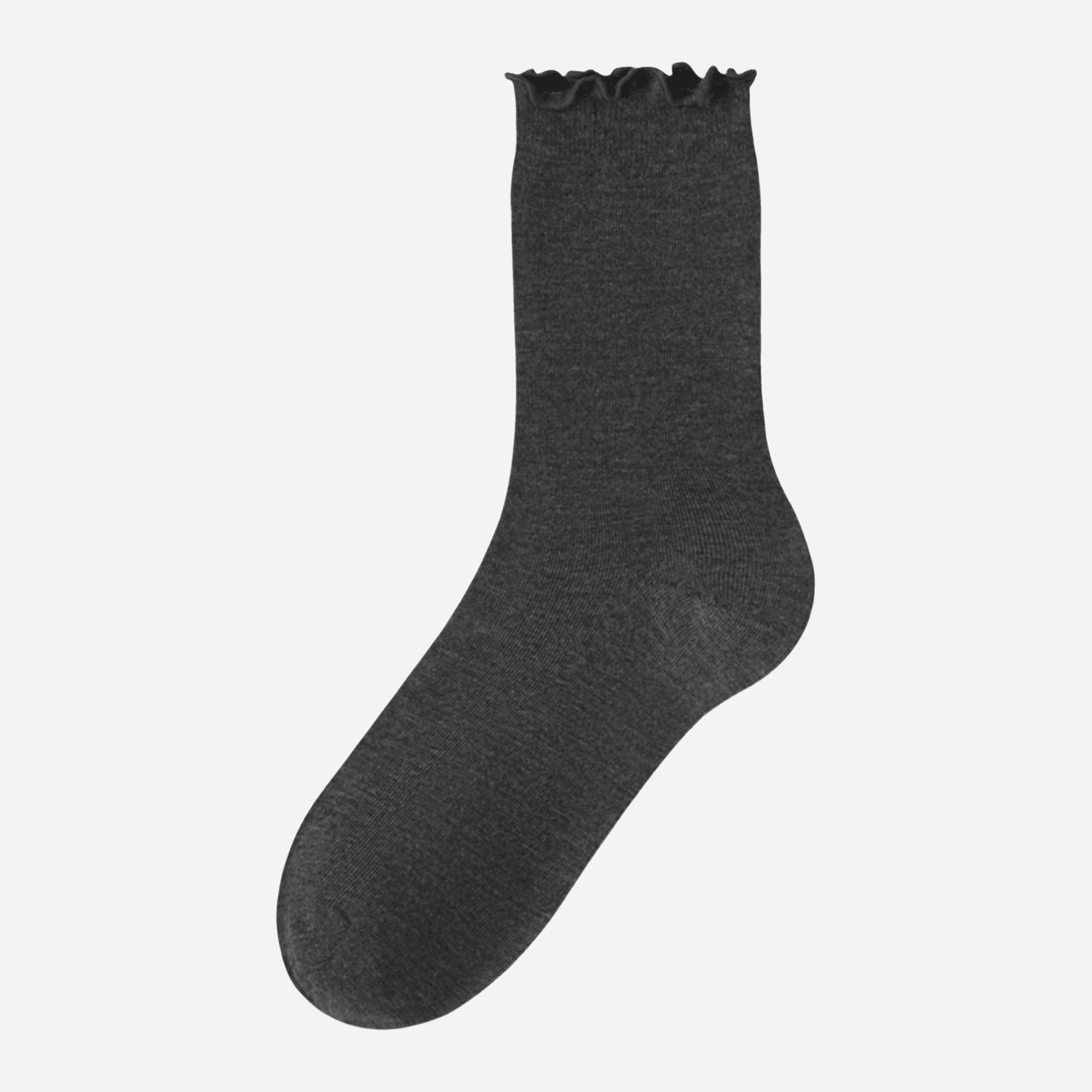 Women's Ruffle Cuff Merino Wool Socks - Single Pair