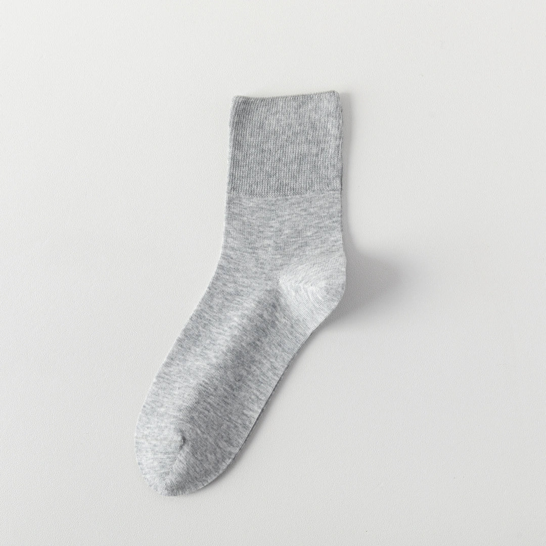 Women's 99% Cotton Ultra-Thin Non-Binding Summer Socks - product photo showing soft cotton comfort