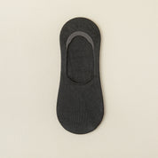 Men's Mulberry Silk & Modal Ultra-Thin No-Show Socks - product photo showing modal and mulberry silk comfort