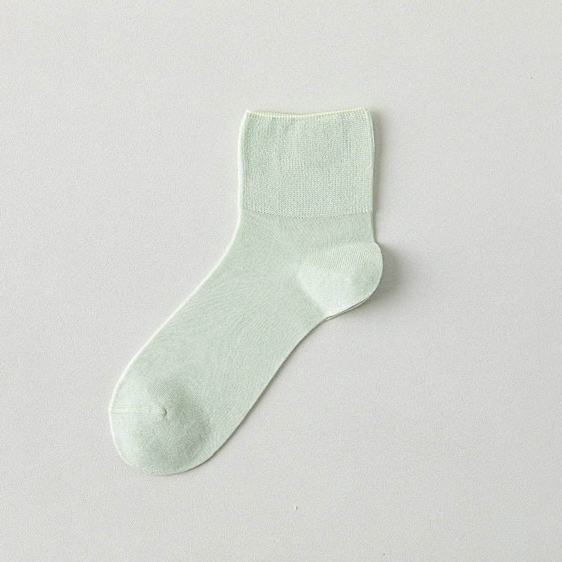 Women's 10% Mulberry Silk Ultra-Thin Cooling Quarter Socks